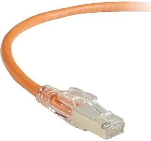 Alt view image 5 of 9 - GIGATRUE 3 CAT6. SHIELDED PATCH CORD ORANGE 10FT