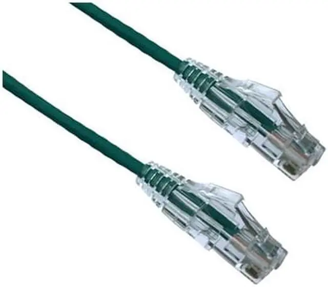 Alt view image 3 of 3 - Axiom C6ABFSB-N1-AX Bendnflex Ultra-Thin - Patch Cable - Rj-45 (M) To Rj-45 (M) - 1 Ft - Foiled Unshielded Twisted Pair (F/Utp) - Cat 6A - Snagless, Stranded - Green