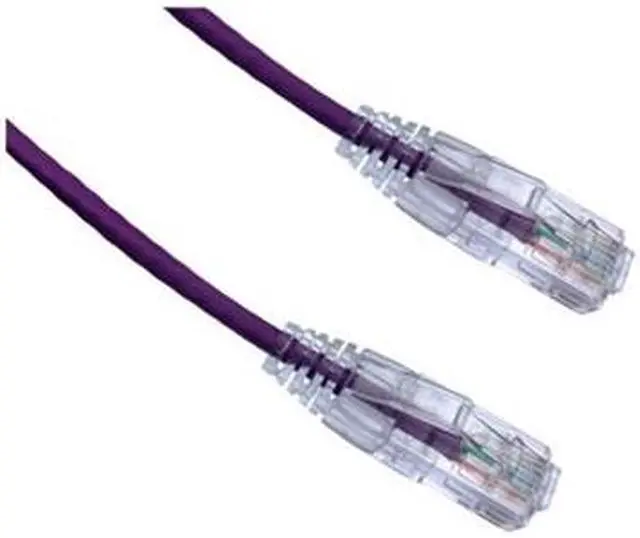 Alt view image 4 of 4 - Axiom C6BFSB-P3-AX 3Ft Cat6 Bendnflex Ultra-Thin Snagless Patch Cable 550Mhz (Purple)