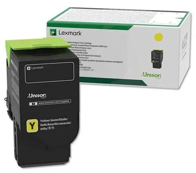 Alt view image 11 of 12 - Lexmark 78C10Y0 Return Program Toner Cartridge - Yellow