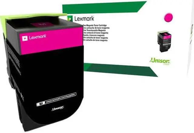 Alt view image 7 of 12 - Lexmark (701M) Magenta Return Program Toner Cartridge (1 000 Yield) 70C10M0