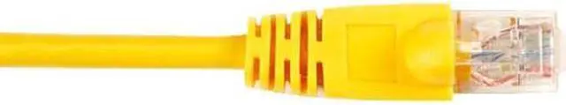 Alt view image 7 of 10 - Black Box CAT6PC-015-YL CAT6 250-MHz Stranded Ethernet Patch Cable - Unshielded, PVC, Snagless Boot, Yellow, 15 ft.