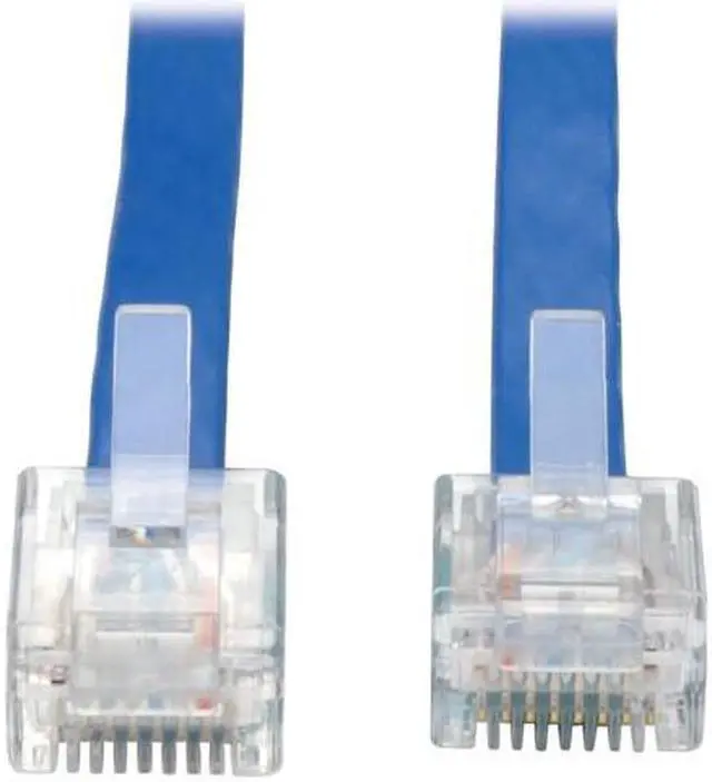 Alt view image 9 of 10 - Tripp Lite Cisco Console Replacement Rollover Cable (M/M ), RJ45, 32AWG,  6' (N205-006-BL-FCR)
