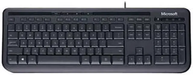 Alt view image 7 of 15 - Microsoft 3J2-00001 Wired Desktop 600 for Business - Wired Keyboard and Mouse Combo. Spill Resistant Design.