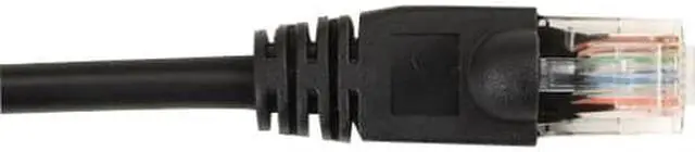 Alt view image 9 of 11 - Black Box CAT6PC-010-BK Connect CAT6 250-MHz Stranded Ethernet Patch Cable - Unshielded, PVC, Snagless Boot, Black, 10-ft.