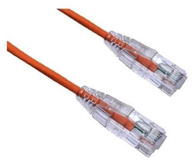 Alt view image 3 of 3 - Axiom C6BFSB-O4-AX 4Ft Cat6 Bendnflex Ultra-Thin Snagless Patch Cable 550Mhz (Orange)
