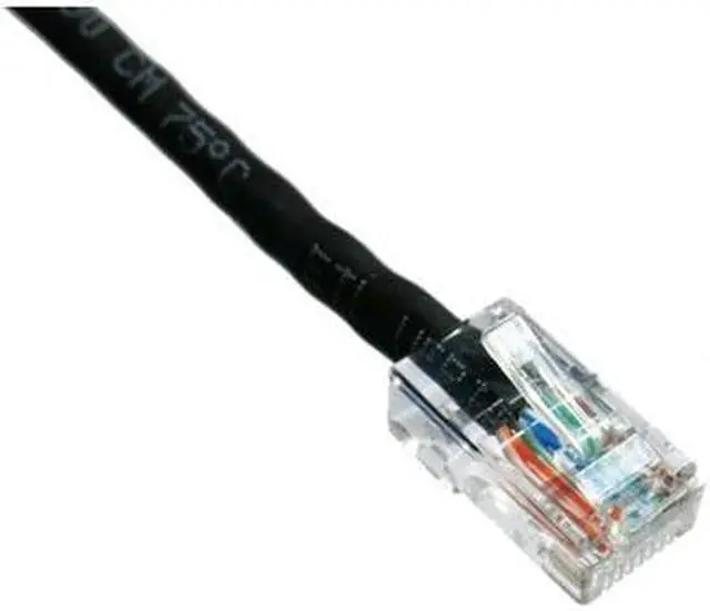 Alt view image 5 of 5 - Axiom C5ENB-K6-AX Patch Cable - Rj-45 (M) To Rj-45 (M) - 6 Ft - Utp - Cat 5E - Stranded - Black