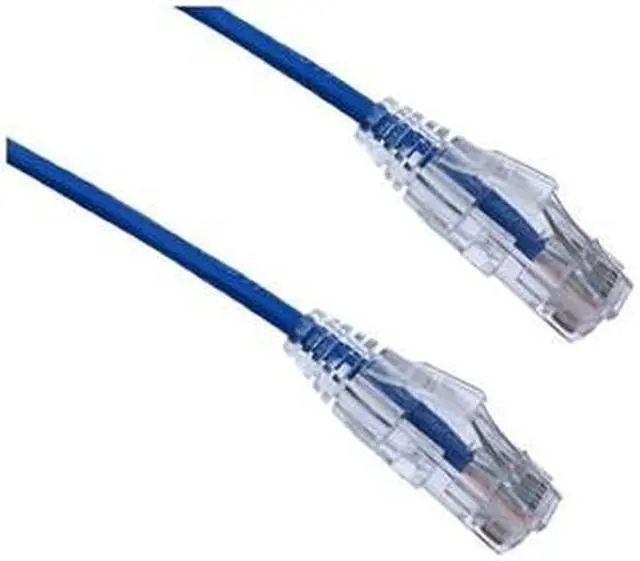 Alt view image 5 of 5 - Axiom C6ABFSB-B6-AX Bendnflex Ultra-Thin - Patch Cable - Rj-45 (M) To Rj-45 (M) - 6 Ft - Foiled Unshielded Twisted Pair (F/Utp) - Cat 6A - Snagless, Stranded - Blue