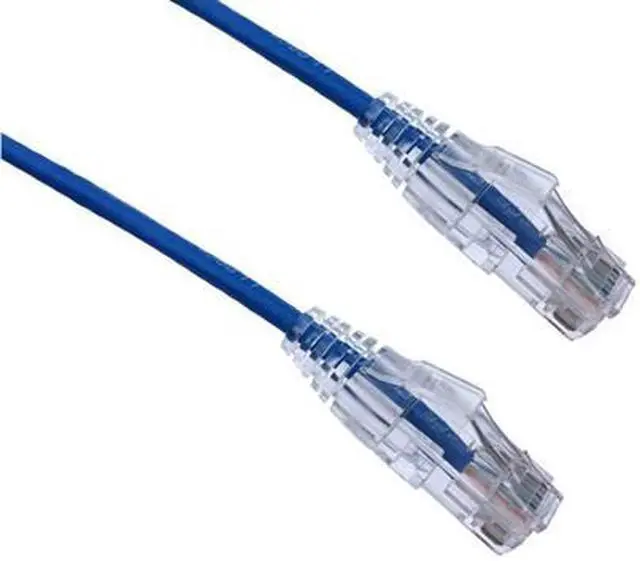 Alt view image 4 of 4 - Axiom C6ABFSB-B3-AX Bendnflex Ultra-Thin - Patch Cable - Rj-45 (M) To Rj-45 (M) - 3 Ft - Foiled Unshielded Twisted Pair (F/Utp) - Cat 6A - Snagless, Stranded - Blue