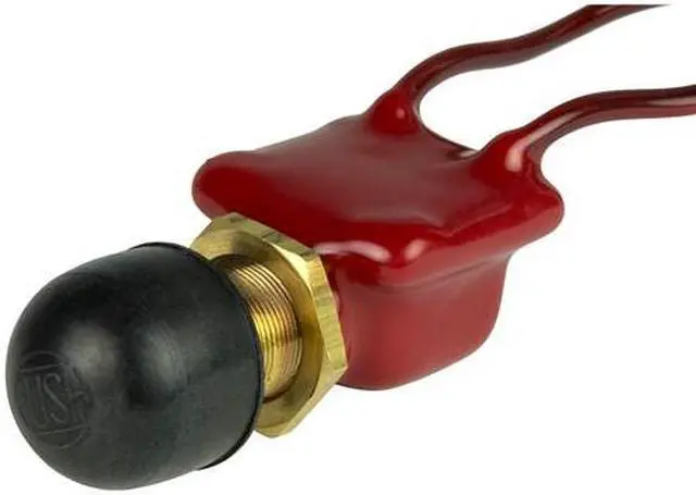 Alt view image 7 of 9 - BEP 2-Position SPST PVC Coated Push Button Switch - OFF/(ON)