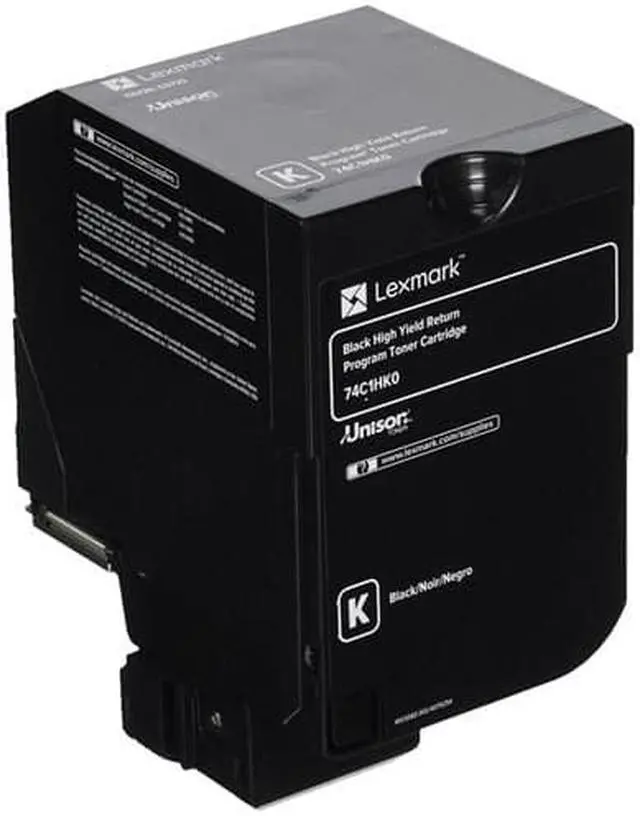Alt view image 9 of 11 - Lexmark LEX74C1HK0 CS725 High Yield Return Program Cartridge Toner, Black