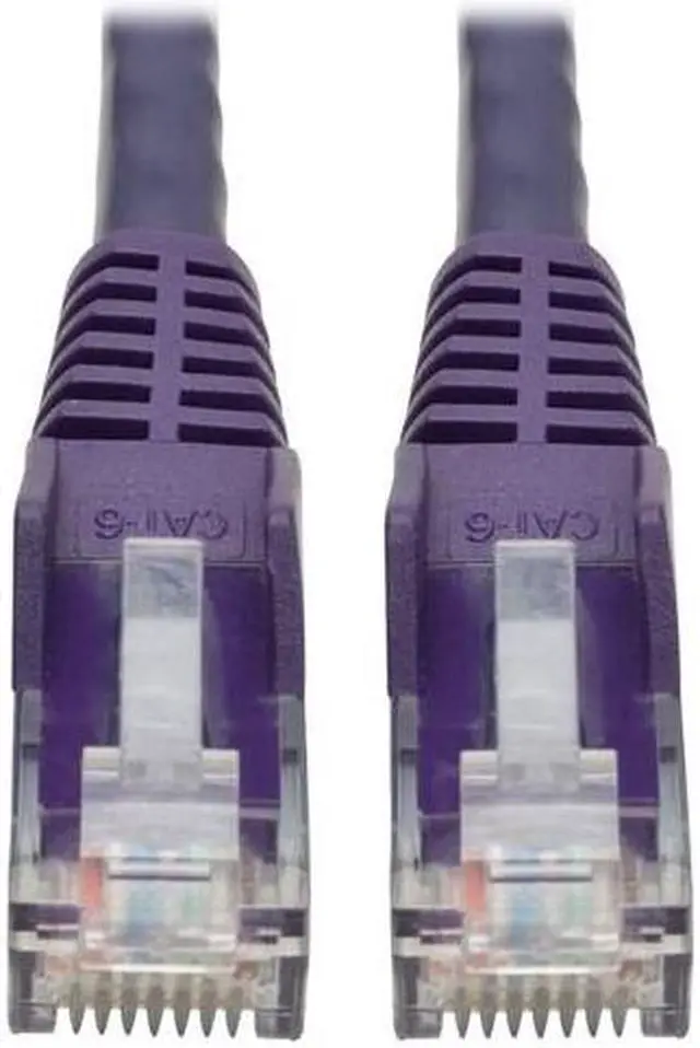 Alt view image 11 of 14 - TRIPP LITE N201-015-PU 15 ft. Cat 6 Purple Snagless Molded UTP Patch Cable (RJ45 M/M)