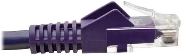 Alt view image 13 of 14 - TRIPP LITE N201-015-PU 15 ft. Cat 6 Purple Snagless Molded UTP Patch Cable (RJ45 M/M)