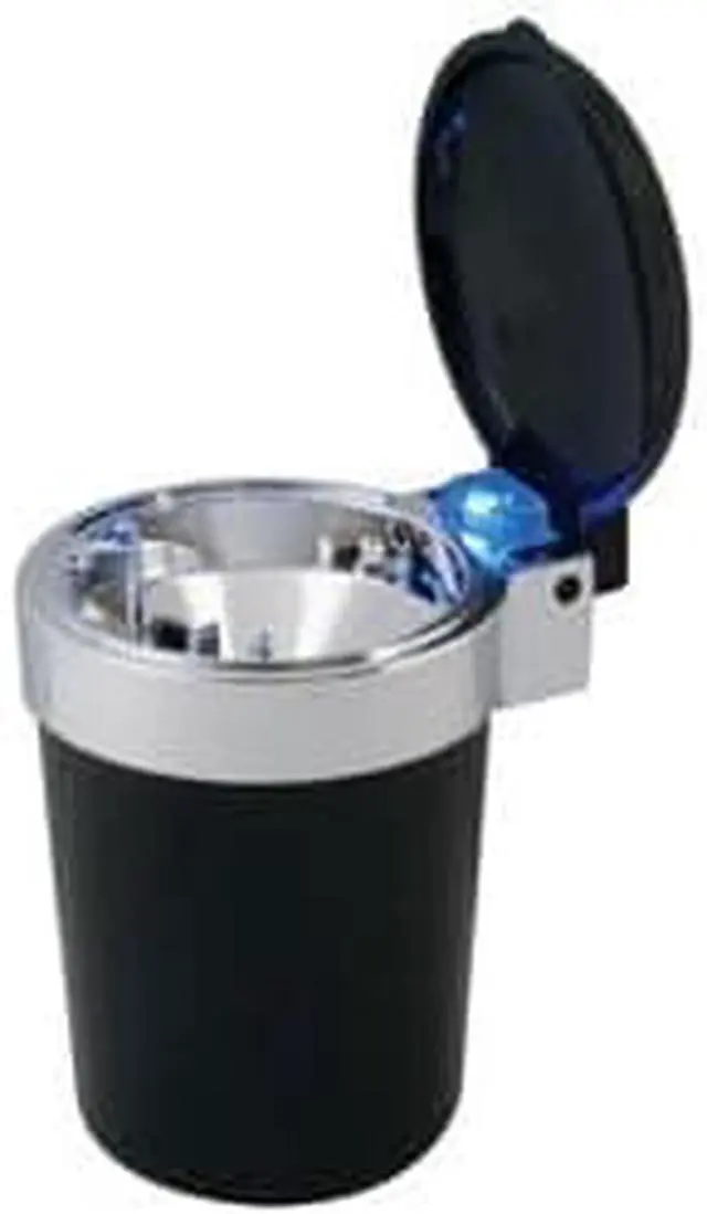 Alt view image 2 of 14 - RoadPro RPVE-649LA Self-Extinguishing Ashtray with Blue Led Light