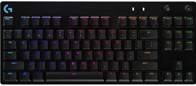 Alt view image 16 of 20 - Logitech G PRO Mechanical Gaming Keyboard, Ultra Portable Tenkeyless Design, Detachable Micro USB Cable, 16.8 Million Color LIGHTSYNC RGB Backlit Keys
