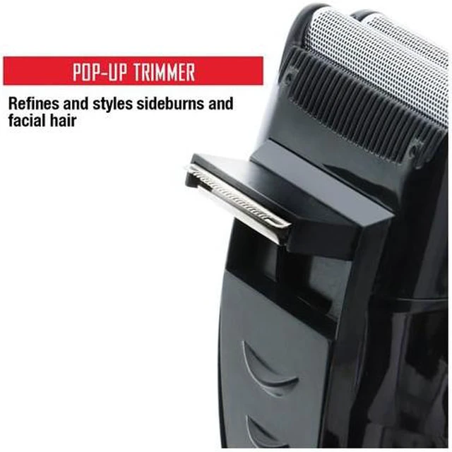 Alt view image 7 of 11 - Barbasol CBF12001BLK Foil Rechargeable Razor