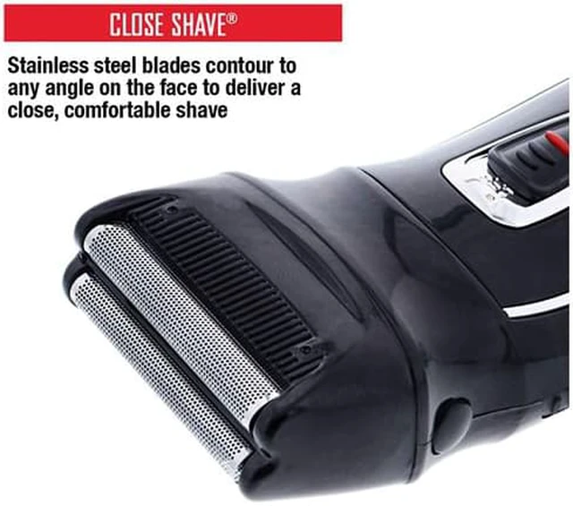 Alt view image 6 of 11 - Barbasol CBF12001BLK Foil Rechargeable Razor