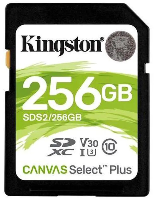 Alt view image 12 of 20 - Kingston Canvas Select Plus 256 GB Class 10/UHS-I U3 SDXC 1 Pack SDS2256GB