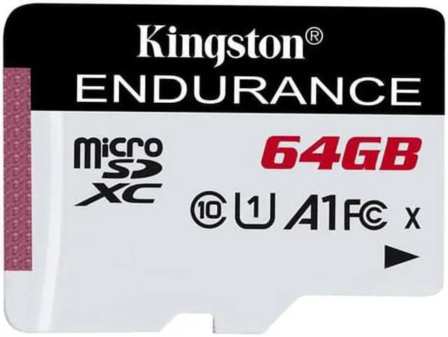 Alt view image 11 of 12 - Kingston High Endurance 64 GB Class 10/UHS-I U1 microSDXC 1 Pack SDCE64GB