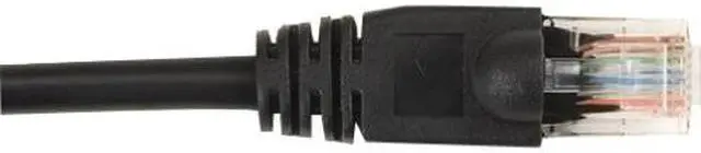 Alt view image 5 of 6 - Black Box CAT5EPC-020-BK CAT5e 100-MHz Stranded Ethernet Patch Cable - Unshielded, PVC, Snagless Boot, Black, 20 ft.