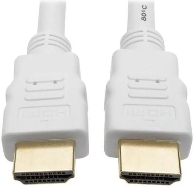 Alt view image 14 of 16 - Tripp Lite High-Speed HDMI Cable with Digital Video and Audio, HD 1080p (M/M), White, 25 ft. (P568-025-WH)
