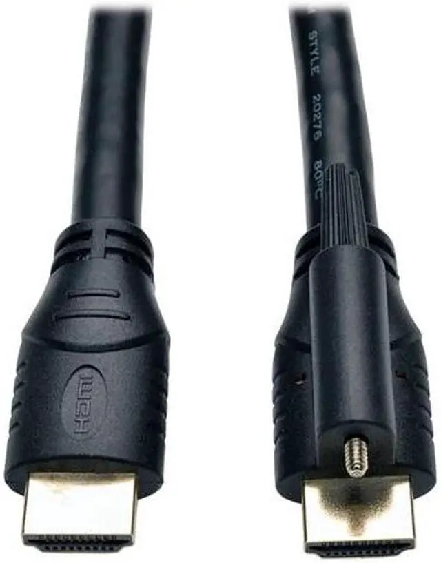 Alt view image 9 of 12 - Tripp Lite High Speed HDMI Cable with Ethernet and Locking Connector Ultra HD 4K x 2K 24AWG (M/M) 10ft.