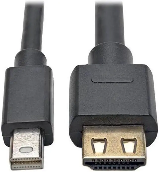Alt view image 13 of 17 - Tripp Lite P586-006-HD-V2A Mini Displayport 1.2A To Hdmi Active Adapter Cable With Gripping Hdmi Plug, Hdmi 2.0, Hdcp 2.2, 4K X 2K @ 60 Hz (M/M) , 6 Ft - Video / Audio Cable - Displayport / Hdmi - Mi