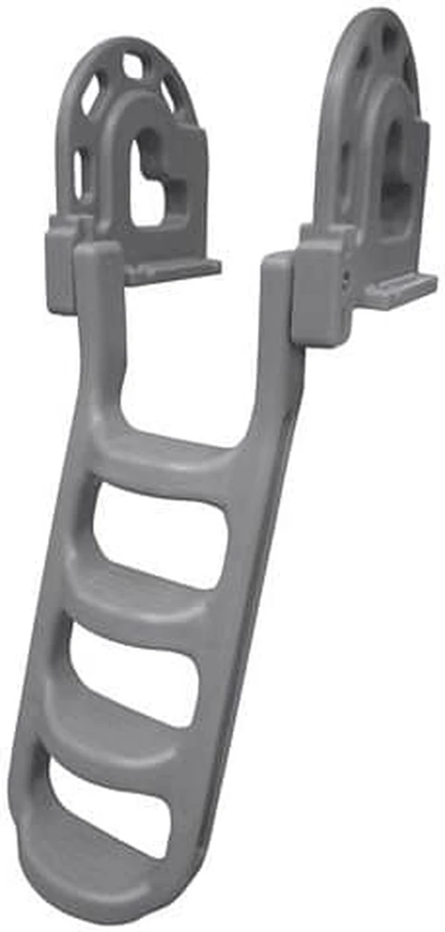 Alt view image 7 of 7 - Dock Edge Stand Off Roto Molded 4 Step Dock Ladder - 2084-F