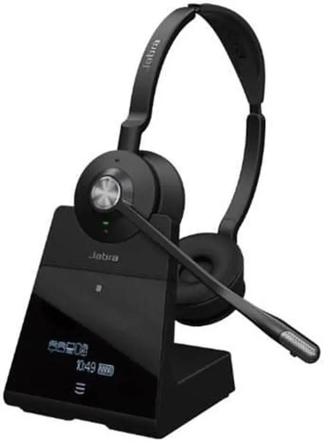 Alt view image 3 of 6 - Jabra Engage 75 Stereo Wireless Headset with Noise-Canceling Microphone
