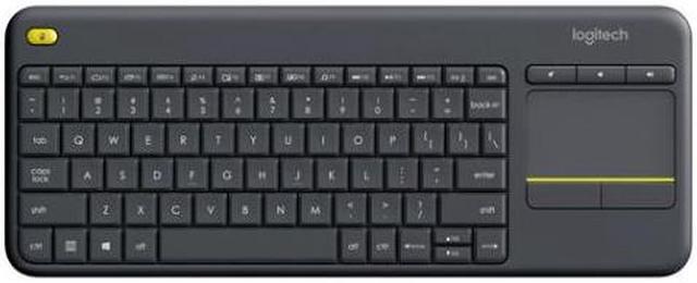 Alt view image 13 of 20 - Logitech K400 Plus Wireless Touch HTPC Keyboard for PC Connected TVs