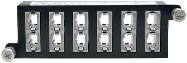 Alt view image 19 of 19 - Tripp Lite N484-12M12 40Gb Pass-Through Cassette - (x12) 12-Fiber MTP/MPO Female to Female