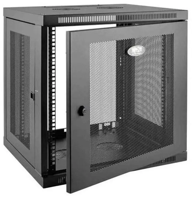 Alt view image 17 of 20 - Tripp Lite 12U Wall Mount Rack Enclosure Server Cabinet Low Profile Deep