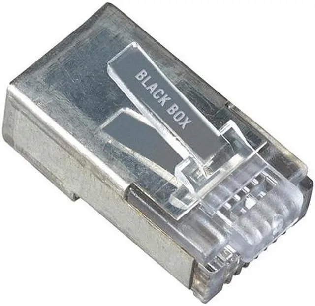 Main image of Black Box FMTP5ES-100PAK Black Box FMTP5ES-100PAK Network Connector - 100 Pack - 1 x RJ-45 Male