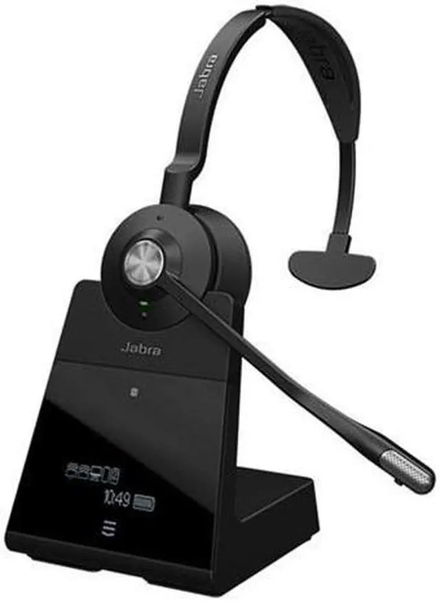 Alt view image 3 of 6 - Jabra Engage 75 Mono Wireless Headset with Bluetooth version 5.0
