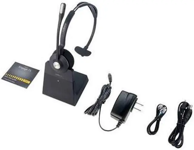 Alt view image 6 of 6 - Jabra Engage 75 Mono Wireless Headset with Bluetooth version 5.0