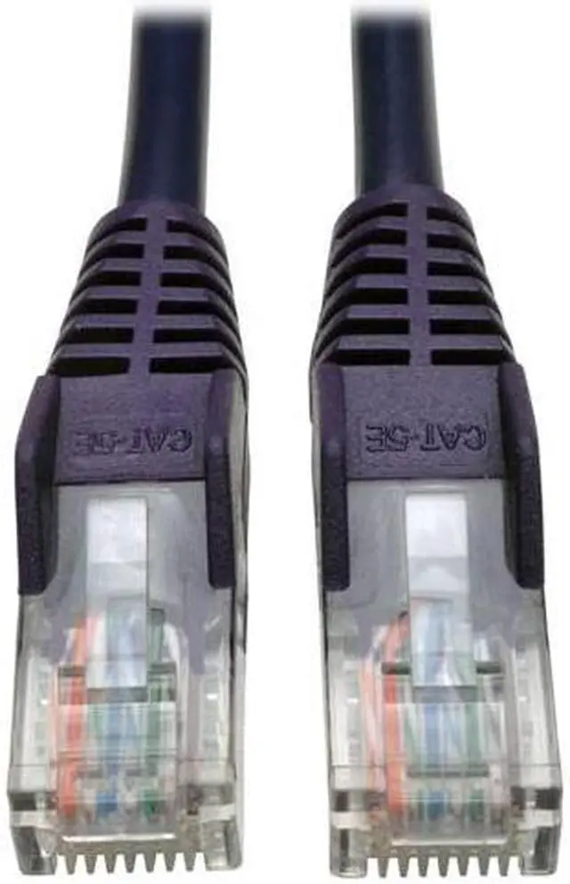 Alt view image 19 of 19 - Cat5e 350 Mhz Snagless Molded Utp Patch Cable (Rj45 M/M), Purple, 3 Ft.