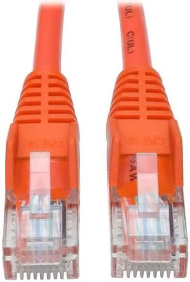 Alt view image 20 of 20 - Tripp Lite 5ft Cat5e 350 MHz Snagless Molded UTP Patch Cable (RJ45), Orange