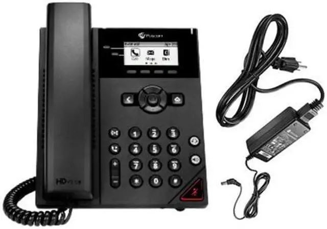 Alt view image 3 of 4 - VVX 150 2-LINE DESKTOP BUSINESS IP PHONE WITH DUAL 10/100 ETHERNET PORTS. BUNDLE