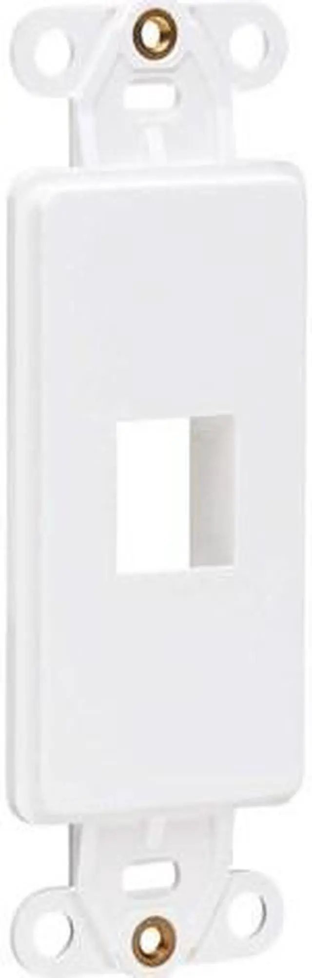 Alt view image 10 of 12 - Tripp Lite Center Plate Insert Decora Style - Vertical 1 Port