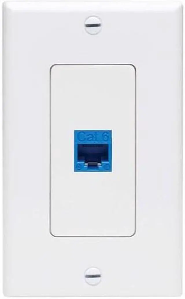 Alt view image 12 of 12 - Tripp Lite Center Plate Insert Decora Style - Vertical 1 Port