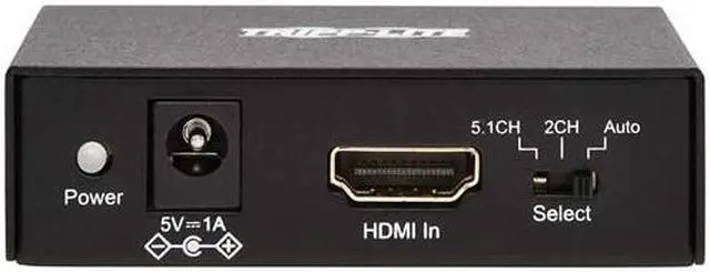 Alt view image 11 of 19 - Tripp Lite 4K HDMI Audio De-Embedder/Extractor with TOSLINK P130000AUDIO2