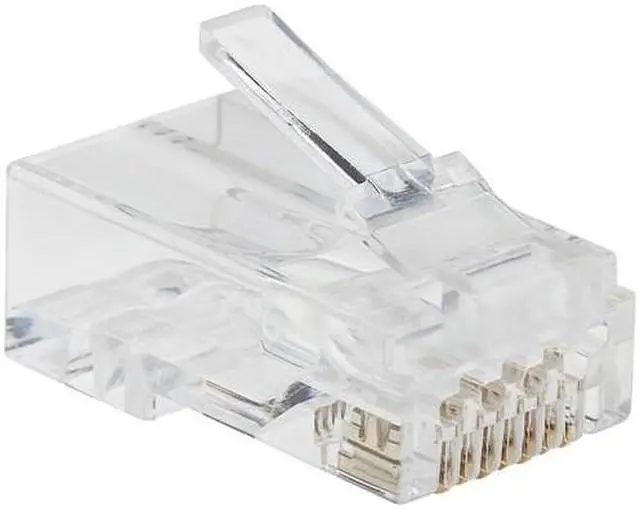 Alt view image 11 of 13 - 50PK CAT6 RJ45 PASS-THROUGH FTP MODULAR PLUG