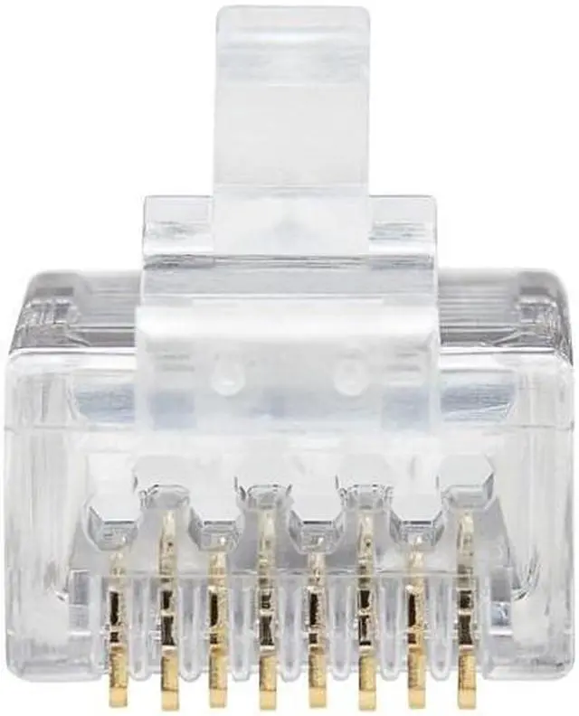 Alt view image 12 of 13 - 50PK CAT6 RJ45 PASS-THROUGH FTP MODULAR PLUG