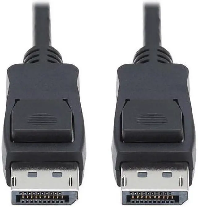 Alt view image 14 of 16 - Tripp Lite P580-010-V4 10 ft. Black DisplayPort 1.4 Cable with Latching Connectors - 8K UHD, HDR, 4:2:0, HDCP 2.2, M/M, Black, 10 ft. Male to Male