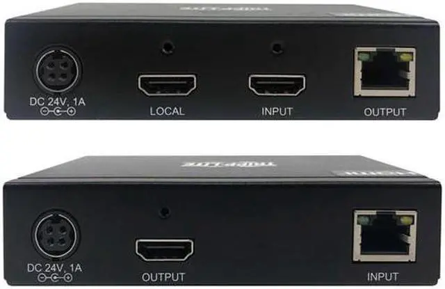 Alt view image 16 of 20 - Tripp Lite HDMI Over Cat6 Extender Kit w KVM Support USB/IR PoC B127A1A1BHBH
