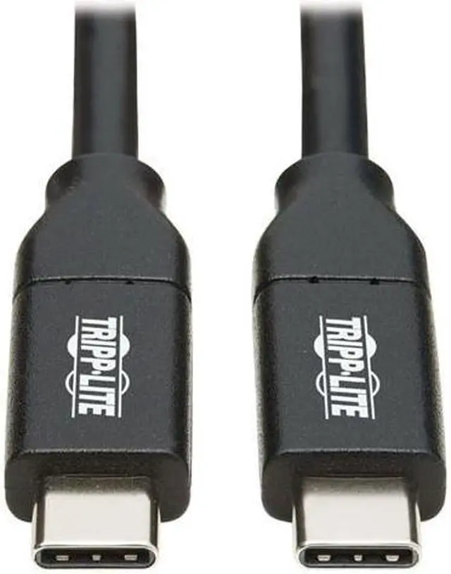Alt view image 14 of 16 - Tripp Lite 9.8ft USB Type C to USB C USB 2.0 Charging Cable Black