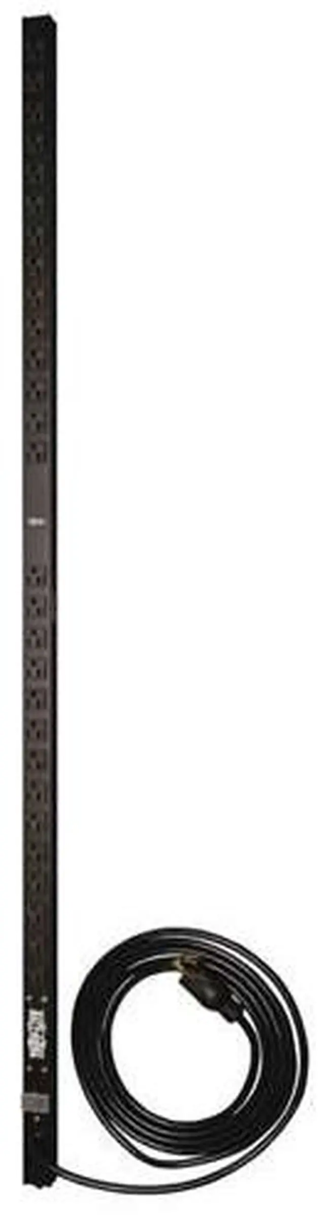 Alt view image 8 of 15 - Tripp Lite PDUV20-60 28-Outlet PDU - Basic - NEMA 5-20P, NEMA L5-20P - 28 x NEMA 5-15/20R - 120 V AC - 0U - Vertical - Rack-mountable