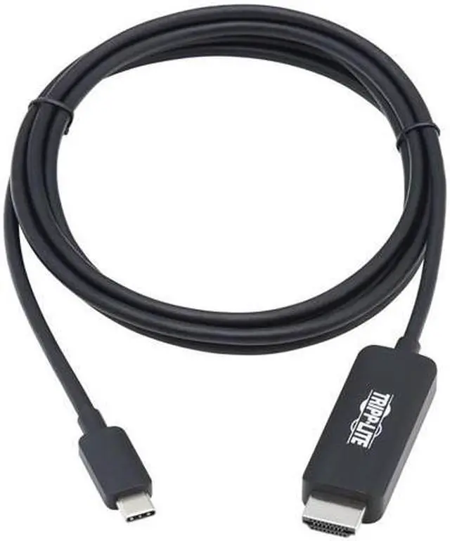 Alt view image 12 of 16 - Tripp Lite U444-006-HBE USB-C to HDMI Adapter Cable M/M Black 6 ft. U444006HBE