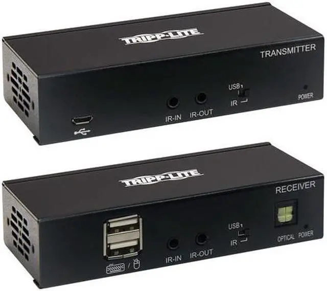 Alt view image 14 of 20 - Tripp Lite DisplayPort Over Cat6 Extender Kit KVm Support USB 4K Poc TAA