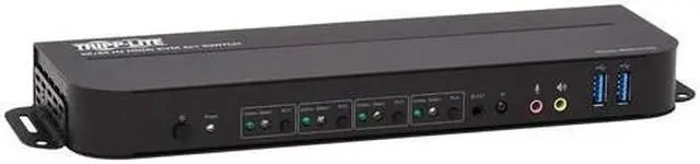 Alt view image 19 of 20 - TRIPP LITE B005-HUA4 4-Port HDMI/USB KVM Switch - 4K 60 Hz, HDR, HDCP 2.2, IR, USB Sharing